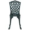 vidaXL Garden Dining Set 5 pcs Green Aluminium