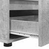 vidaXL TV Cabinet Concrete Grey 100 x 48 x 43 cm Engineered Wood