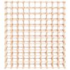 vidaXL Wine Rack for 120 Bottles 112.5x23x123.5 cm Solid Wood Pine