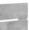 vidaXL Headboard Concrete Grey 80 cm Engineered wood