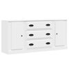 vidaXL Sideboards 3 pcs White Engineered Wood