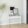vidaXL Console Table High Gloss White 105x30x80 cm Engineered Wood