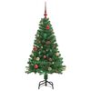 vidaXL Artificial Christmas Tree with 150 LEDs with Stand Green 150 cm