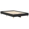 vidaXL Bed Frame No Mattress Black 120x190 cm Small Double Engineered Wood