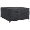vidaXL Furniture Cover Plain Black 180 x 190 x 85 cm 210D