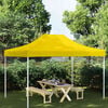 vidaXL Party Tent Roof 4x3 m Yellow 270 g/m²