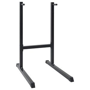 vidaXL Dip Station Black 103.5 x 66.5 x 121.5 cm Powder-Coated Steel