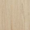 vidaXL Corner Cabinet Sonoma Oak 200x40x45 cm Engineered Wood