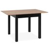 Finori Extendable Dining Table Coburg 80 Artisan Oak and Black