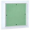 vidaXL Access Panel White 30 x 30 cm Aluminium and Plasterboard