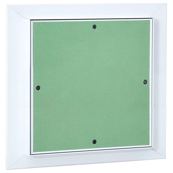 vidaXL Access Panel White 30 x 30 cm Aluminium and Plasterboard