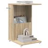 vidaXL Side Table Sonoma Oak 40 x 35 x 60 cm Engineered Wood