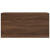 vidaXL Bathroom Wall Cabinet Brown Oak 80x25x40 cm Engineered Wood