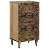 vidaXL Sideboard Brown 40 x 33.5 x 75 cm Solid Mango Wood