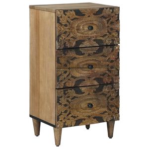 vidaXL Sideboard Brown 40 x 33 x 75 cm Solid Mango Wood