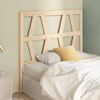 vidaXL Bed Headboard 81x4x100 cm Solid Wood Pine