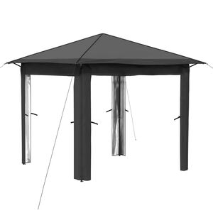 vidaXL Gazebo without Sidewall 2.6 x 2.6 m Light Grey and Anthracite