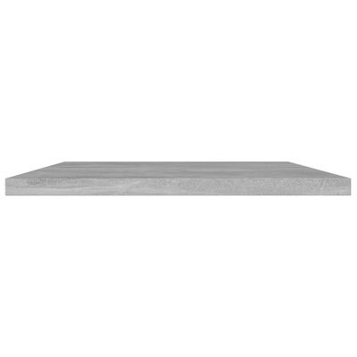 vidaXL Bookshelf Boards 8 pcs Concrete Grey 40x30x1.5 cm Engineered Wood