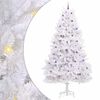 vidaXL Artificial Hinged Christmas Tree White 300 cm PVC and Steel