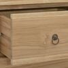 vidaXL Chest of Drawers 30x30x90 cm Solid Wood Teak