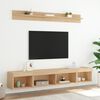 vidaXL 5 Piece TV Wall Units with LED Sonoma Oak Engineered Wood