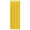 vidaXL Voile Curtains with Grommets 2 pcs Yellow