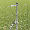 vidaXL Fence Post Galvanized 25 x 1.2 m Steel