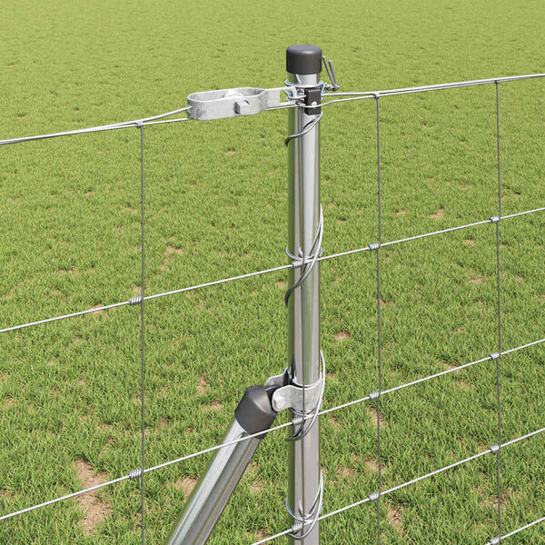 vidaXL Fence Post Galvanized 25 x 1.2 m Steel