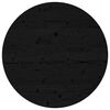 vidaXL Table Top Round Black &Oslash;80x3 cm Solid Wood Pine