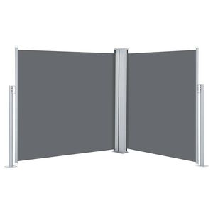 vidaXL Retractable Side Awning Anthracite 120x600 cm