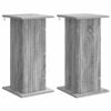 vidaXL Plant Stand 2 pcs Grey Sonoma 30.5 x 30 x 60.5 cm