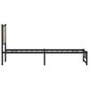 vidaXL Metal Bed Frame without Mattress Sonoma Oak 100x190 cm