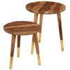 vidaXL Coffee Tables 2 pcs Solid Wood