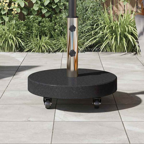 vidaXL Parasol Base Black 45 x 45 x 45 cm Granite