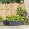 vidaXL Planter Anthracite 100x100x30 cm Steel
