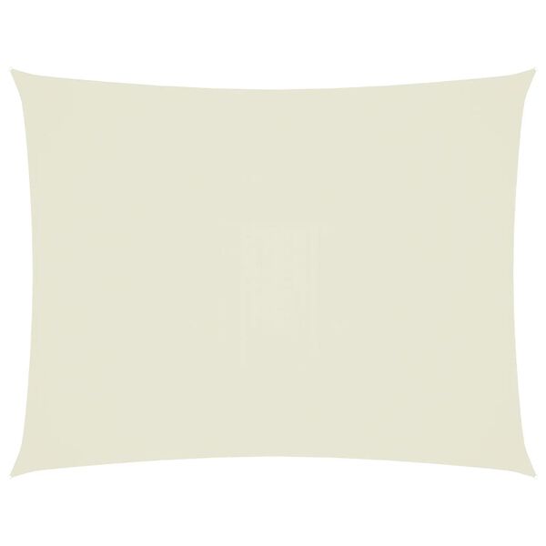 vidaXL Sunshade Sail Oxford Fabric Rectangular 4x5 m Cream
