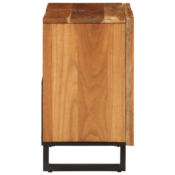 vidaXL Bathroom Sink Cabinet 62x34x58 cm Solid Wood Acacia
