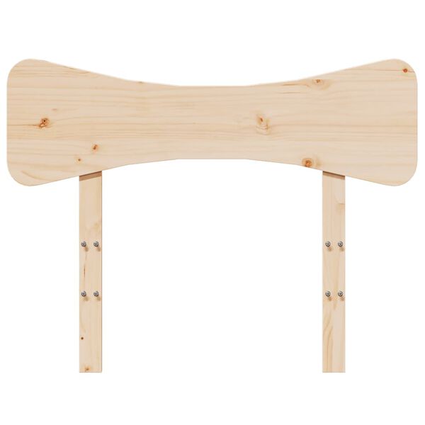 vidaXL Headboard 75 cm Solid Wood Pine