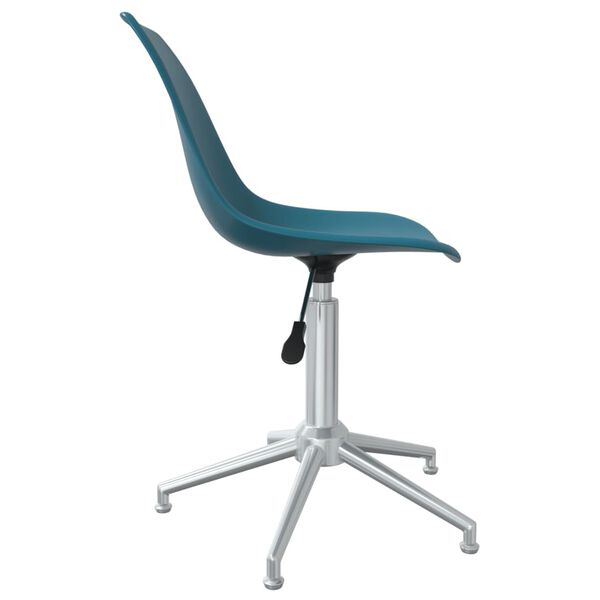 vidaXL Swivel Office Chair Turquoise PP