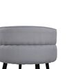 Venture Home Pouffe Pot 40x40x40 cm Corduroy Black and Grey