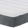 vidaXL Bed Mattress with Mattress Grey 100 x 200 cm Fabric