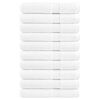 vidaXL Premium Towels "SOLUND" 10 pcs White 100x200 cm 600 gsm