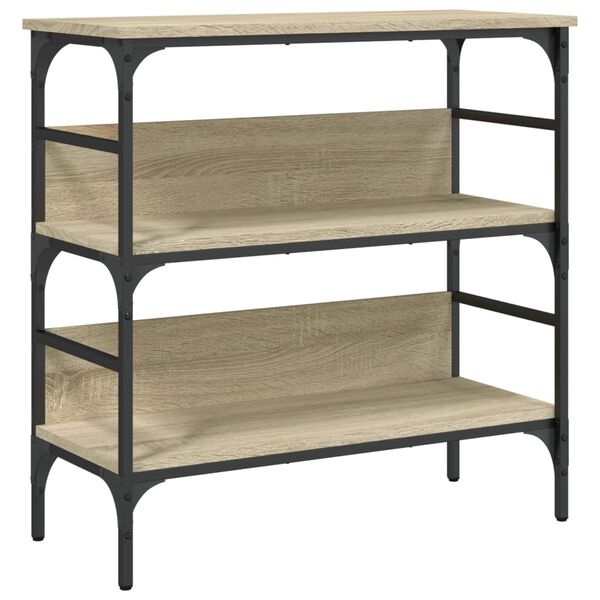 vidaXL Console Table Sonoma Oak 75x32x75 cm Engineered Wood