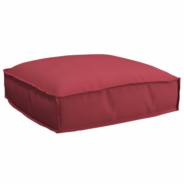 vidaXL Cushion Wine Red 50 x 50 x 12 cm Oxford Fabric