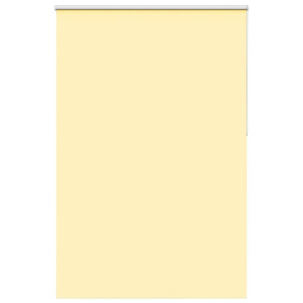 vidaXL Roller Blind Blackout Yellow 165x210 cm Fabric Width 161.6 cm Polyester
