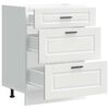 vidaXL Kitchen Base Cabinet Porto White Engineered Wood