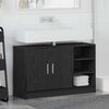 vidaXL Bathroom Cabinet Black Oak 90 x 29 x 55 cm Engineered wood