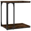 vidaXL Side Table Smoked Oak 50x35x52 cm Engineered Wood