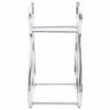 vidaXL Wine Rack Silver 23 x 14 x 28 cm Aluminium