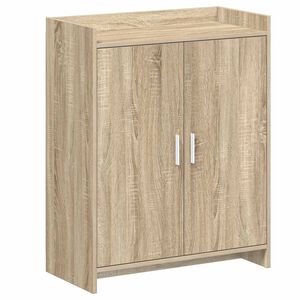 vidaXL Shoe Cabinet Sonoma Oak 73.5 x 36 x 92 cm Engineered Wood